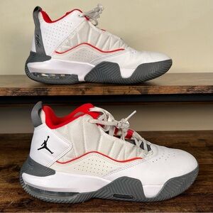 Jordan Stay Loyal DB2884-105 White Grey Red Sneakers men's‎ 8